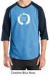 Mens Yoga Shirt Enso Happiness Raglan Tee T-Shirt