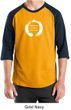 Mens Yoga Shirt Enso Happiness Raglan Tee T-Shirt