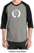 Mens Yoga Shirt Enso Happiness Raglan Tee T-Shirt