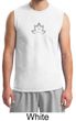 Mens Yoga Shirt Grey Namaste Lotus Muscle Tee T-Shirt
