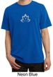 Mens Yoga Shirt Grey Namaste Lotus Pigment Dyed Tee T-Shirt