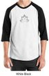 Mens Yoga Shirt Grey Namaste Lotus Raglan Tee T-Shirt