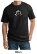 Mens Yoga Shirt Grey Namaste Lotus Tall Tee T-Shirt