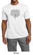 Mens Yoga Shirt Grey Tree Pose Moisture Wicking Tee T-Shirt
