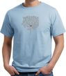 Mens Yoga Shirt Grey Tree Pose Organic Tee T-Shirt