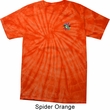 Mens Yoga Shirt Hippie Sun Patch Pocket Print Spider Tie Dye Tee