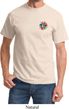 Mens Yoga Shirt Hippie Sun Patch Pocket Print Tee T-Shirt