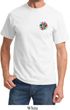 Mens Yoga Shirt Hippie Sun Patch Pocket Print Tee T-Shirt