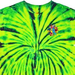 Mens Yoga Shirt Hippie Sun Patch Pocket Print Tie Dye Tee T-shirt Mens Yoga Shirt Hippie Sun Patch Pocket Print Tie Dye Tee T-shirt