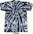 Mens Yoga Shirt Hippie Sun Patch Pocket Print Twist Tie Dye Tee