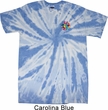 Mens Yoga Shirt Hippie Sun Patch Pocket Print Twist Tie Dye Tee