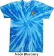 Mens Yoga Shirt Hippie Sun Patch Pocket Print Twist Tie Dye Tee