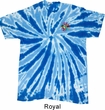 Mens Yoga Shirt Hippie Sun Patch Pocket Print Twist Tie Dye Tee