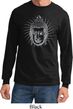 Mens Yoga Shirt Iconic Buddha Long Sleeve Tee T-Shirt