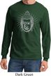 Mens Yoga Shirt Iconic Buddha Long Sleeve Tee T-Shirt