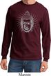 Mens Yoga Shirt Iconic Buddha Long Sleeve Tee T-Shirt