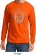 Mens Yoga Shirt Iconic Buddha Long Sleeve Tee T-Shirt