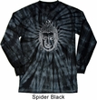 Mens Yoga Shirt Iconic Buddha Long Sleeve Tie Dye Tee T-shirt