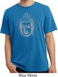 Mens Yoga Shirt Iconic Buddha Pigment Dyed Tee T-Shirt