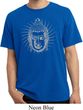 Mens Yoga Shirt Iconic Buddha Pigment Dyed Tee T-Shirt