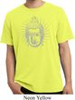 Mens Yoga Shirt Iconic Buddha Pigment Dyed Tee T-Shirt