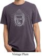 Mens Yoga Shirt Iconic Buddha Pigment Dyed Tee T-Shirt