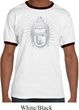 Mens Yoga Shirt Iconic Buddha Ringer Tee T-Shirt