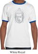 Mens Yoga Shirt Iconic Buddha Ringer Tee T-Shirt