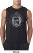 Mens Yoga Shirt Iconic Buddha Sleeveless Tee T-Shirt