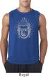 Mens Yoga Shirt Iconic Buddha Sleeveless Tee T-Shirt