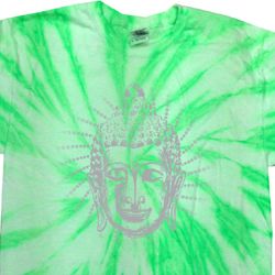 Mens Yoga Shirt Iconic Buddha Twist Tie Dye Tee T-shirt