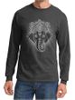 Mens Yoga Shirt Iconic Ganesha Long Sleeve Tee T-Shirt