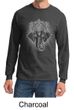 Mens Yoga Shirt Iconic Ganesha Long Sleeve Tee T-Shirt