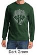 Mens Yoga Shirt Iconic Ganesha Long Sleeve Tee T-Shirt