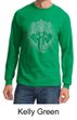 Mens Yoga Shirt Iconic Ganesha Long Sleeve Tee T-Shirt
