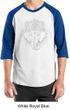 Mens Yoga Shirt Iconic Ganesha Raglan Tee T-Shirt