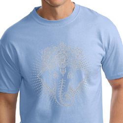 Mens Yoga Shirt Iconic Ganesha Tall Tee T-Shirt Mens Yoga Shirt Iconic Ganesha Tall Tee T-Shirt