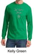 Mens Yoga Shirt Jai Guru Deva Long Sleeve Tee T-Shirt