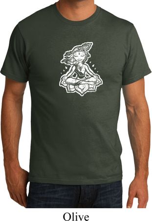 Mens Yoga Shirt Krishna Organic Tee T-Shirt