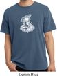Mens Yoga Shirt Krishna Pigment Dyed Tee T-Shirt