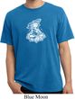 Mens Yoga Shirt Krishna Pigment Dyed Tee T-Shirt