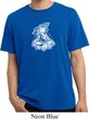 Mens Yoga Shirt Krishna Pigment Dyed Tee T-Shirt