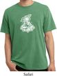 Mens Yoga Shirt Krishna Pigment Dyed Tee T-Shirt