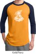 Mens Yoga Shirt Krishna Raglan Tee T-Shirt