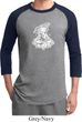 Mens Yoga Shirt Krishna Raglan Tee T-Shirt