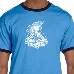 Mens Yoga Shirt Krishna Ringer Tee T-Shirt
