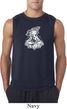 Mens Yoga Shirt Krishna Sleeveless Tee T-Shirt
