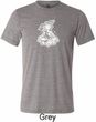 Mens Yoga Shirt Krishna Tri Blend Crewneck Tee T-Shirt