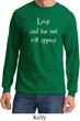 Mens Yoga Shirt Leap Long Sleeve Tee T-Shirt