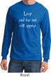 Mens Yoga Shirt Leap Long Sleeve Tee T-Shirt